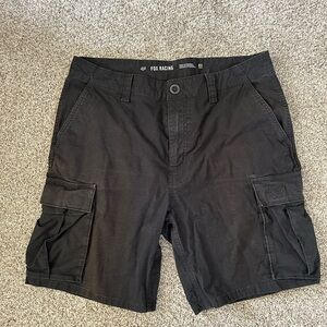 Fox Racing Cargo Shorts. black. Some wear. Size 33. Biking. Moto. Outdoor.